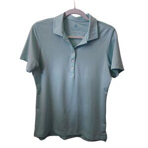 Peter Millar Sun Comfort UPF 50 Mint Golf Polo Size M